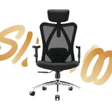 Sihoo M18, silla de oficina con cojín en W y respaldo de malla